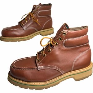 Hy-Test Foot-Rests Union Made Women 8B Steel Toe Oil Resistant Work Boots‎ USA